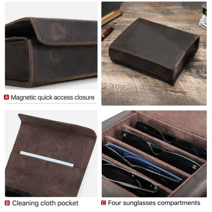 Multiple Pairs Glasses Storage Case