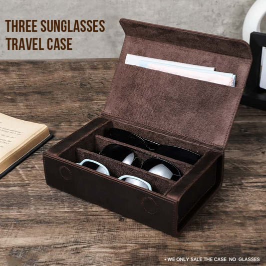 Portable Multiple Pairs Glasses Case