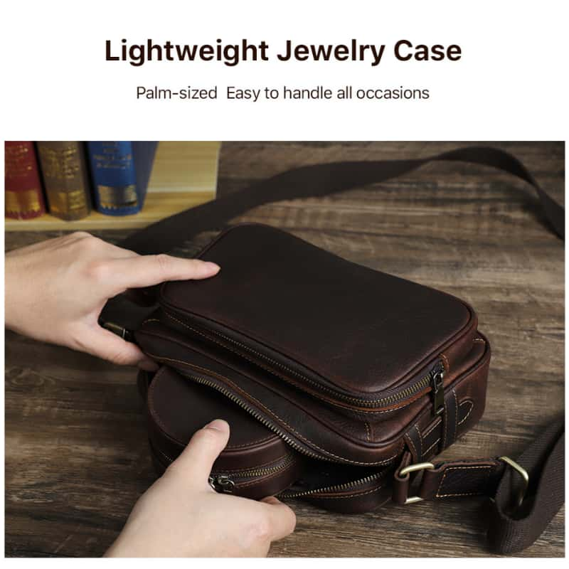 Round Travel Jewelry Case