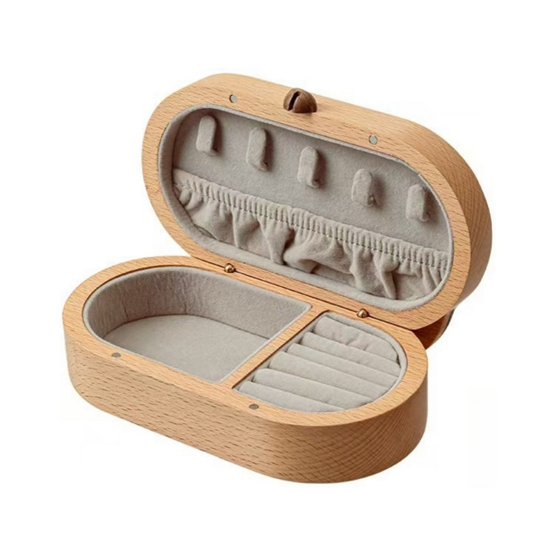 Portable Travel Jewelry Case & Ring Holder