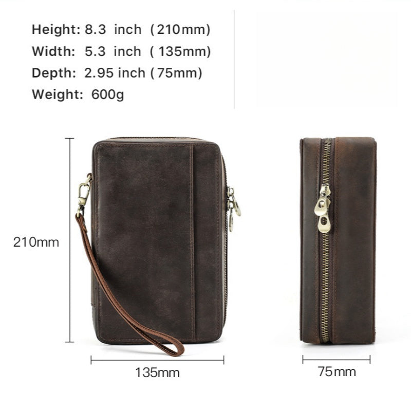 Portable 4-Slot Cigar Travel Case