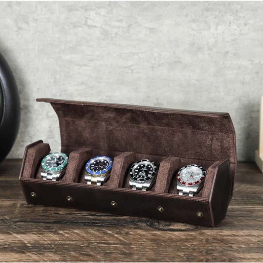 Hexagonal 4-Slot Watch Case